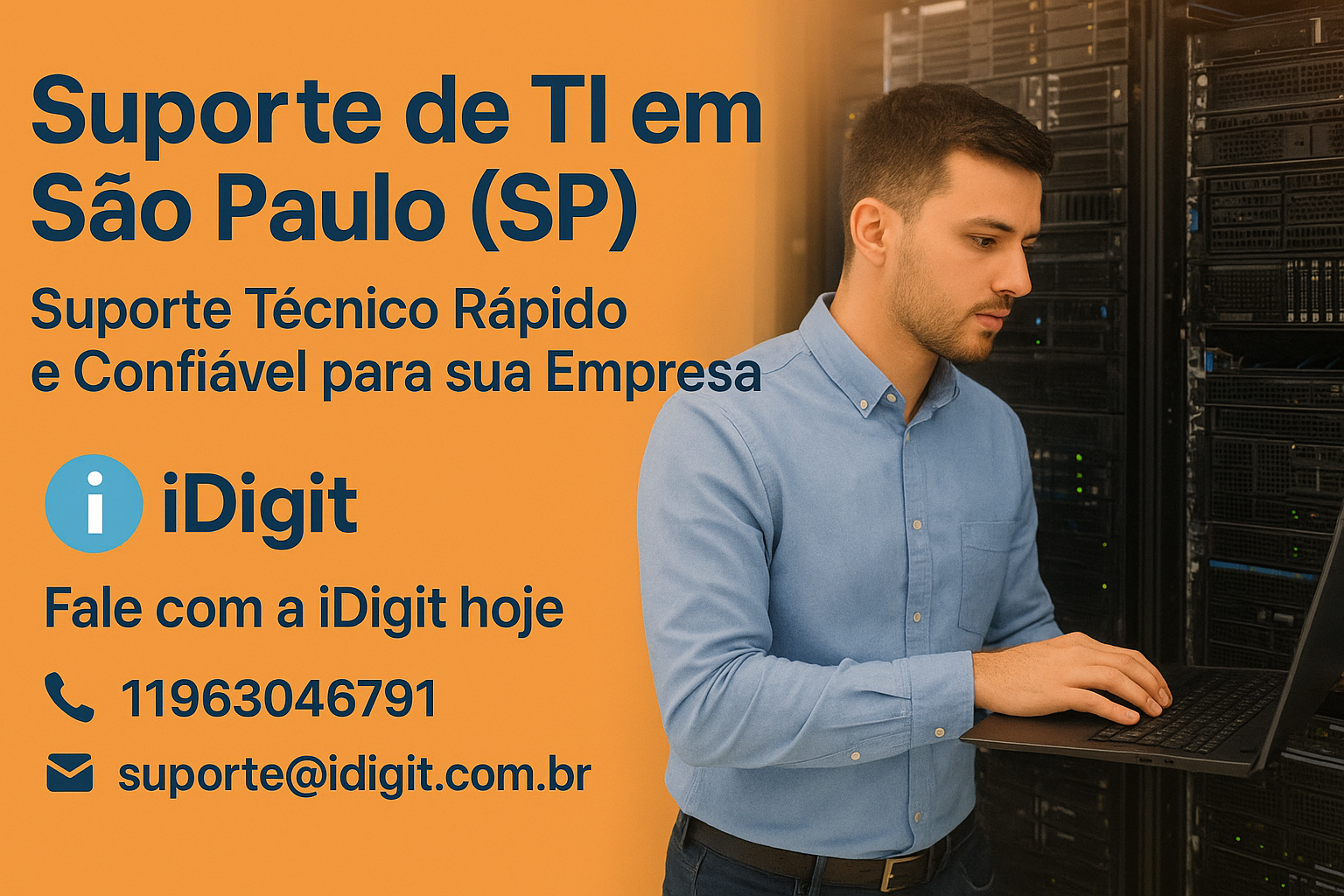 Suporte de TI em São Paulo (SP) — Suporte Técnico Rápido e Confiável para sua Empresa