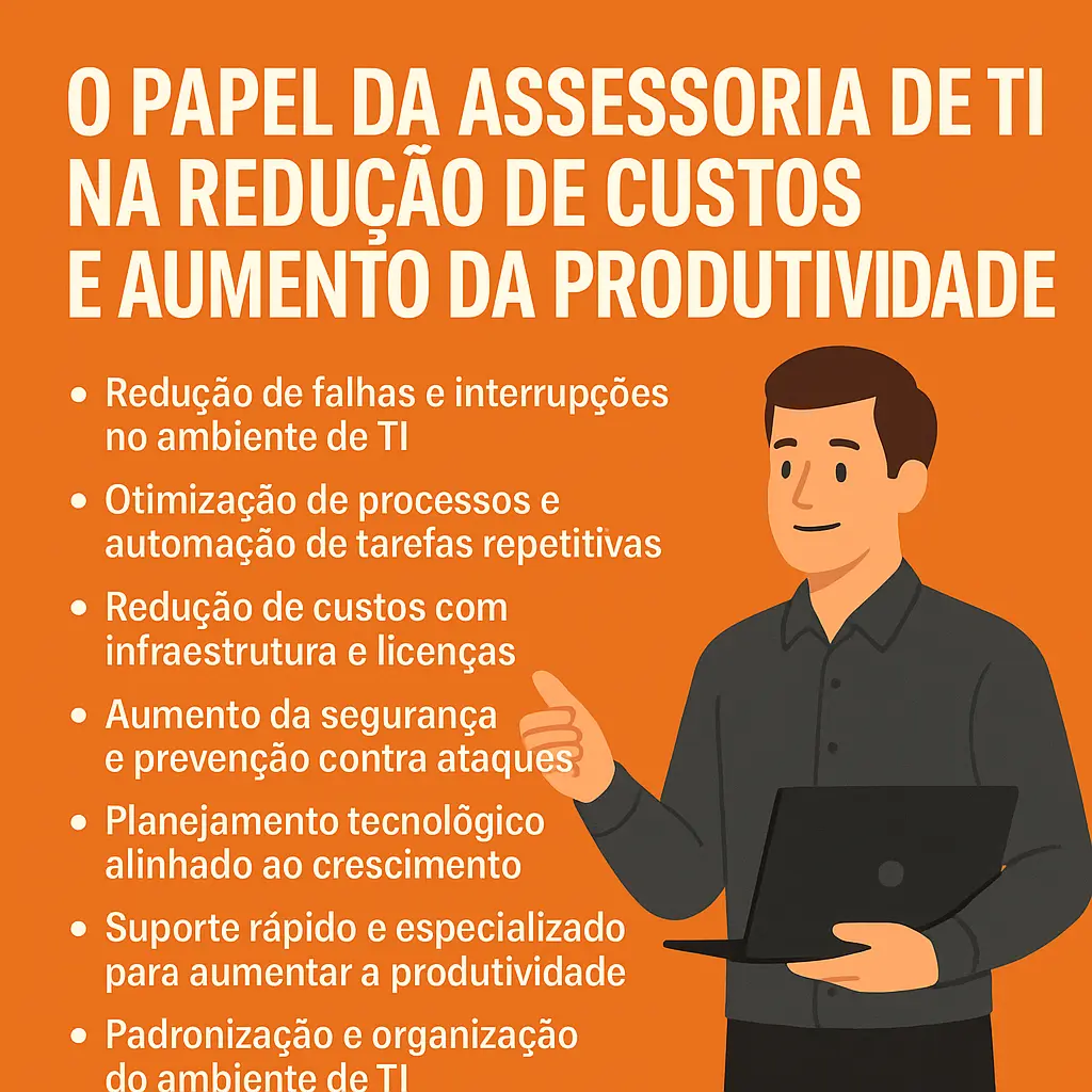 O papel da assessoria de TI na redução de custos e aumento da produtividade