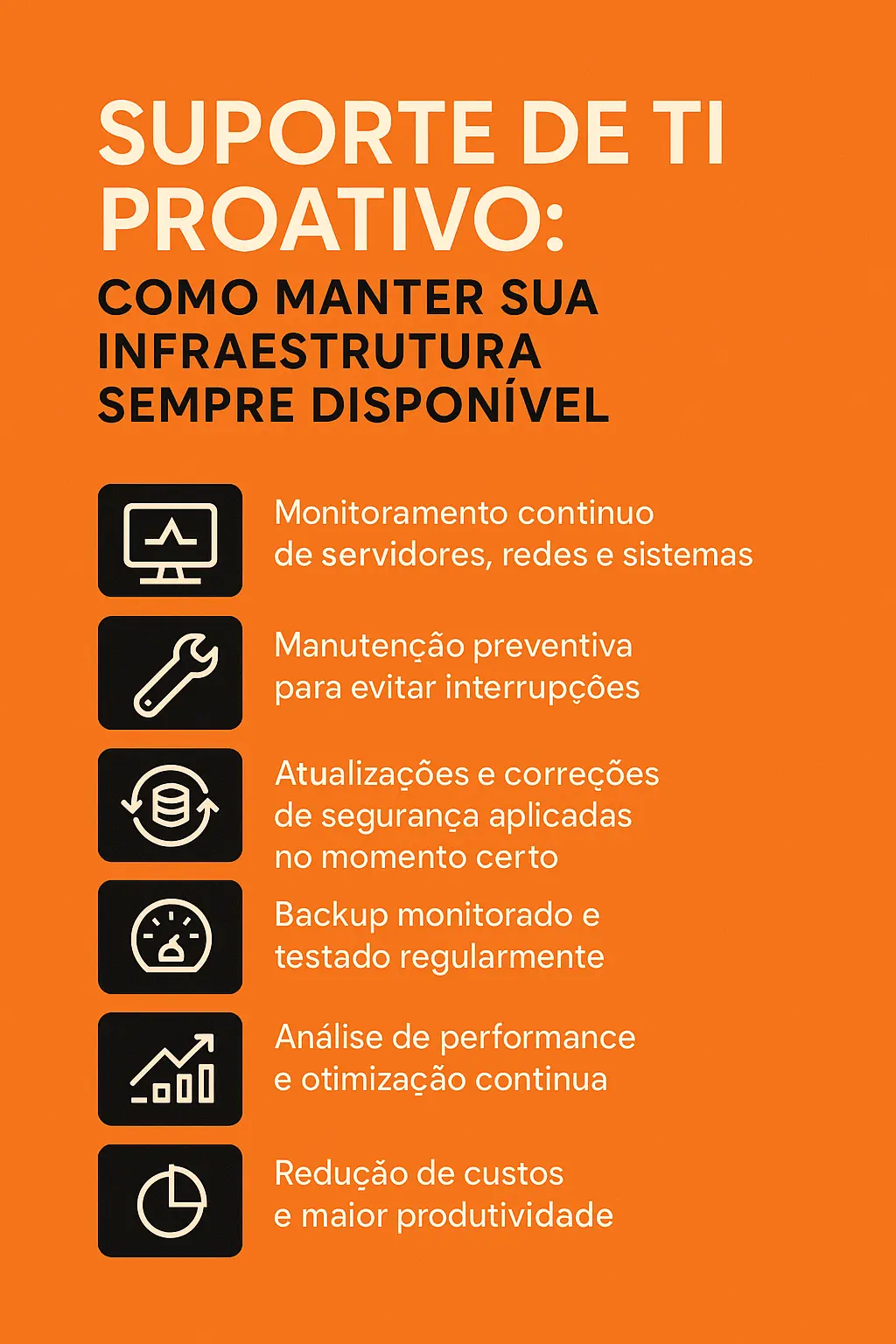 Suporte de TI proativo: como manter sua infraestrutura sempre disponível