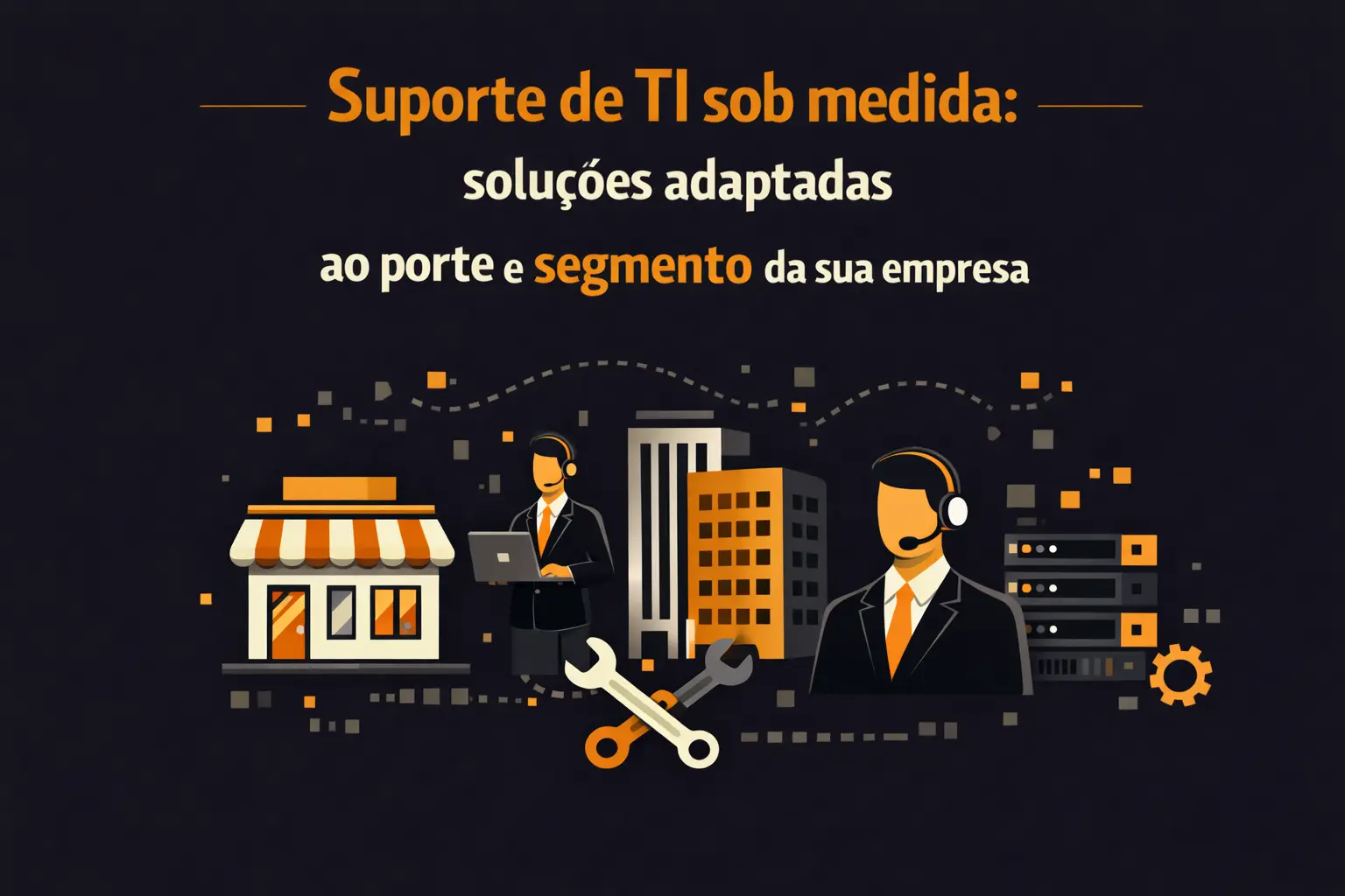 Suporte de TI sob medida: soluções adaptadas ao porte e segmento da sua empresa