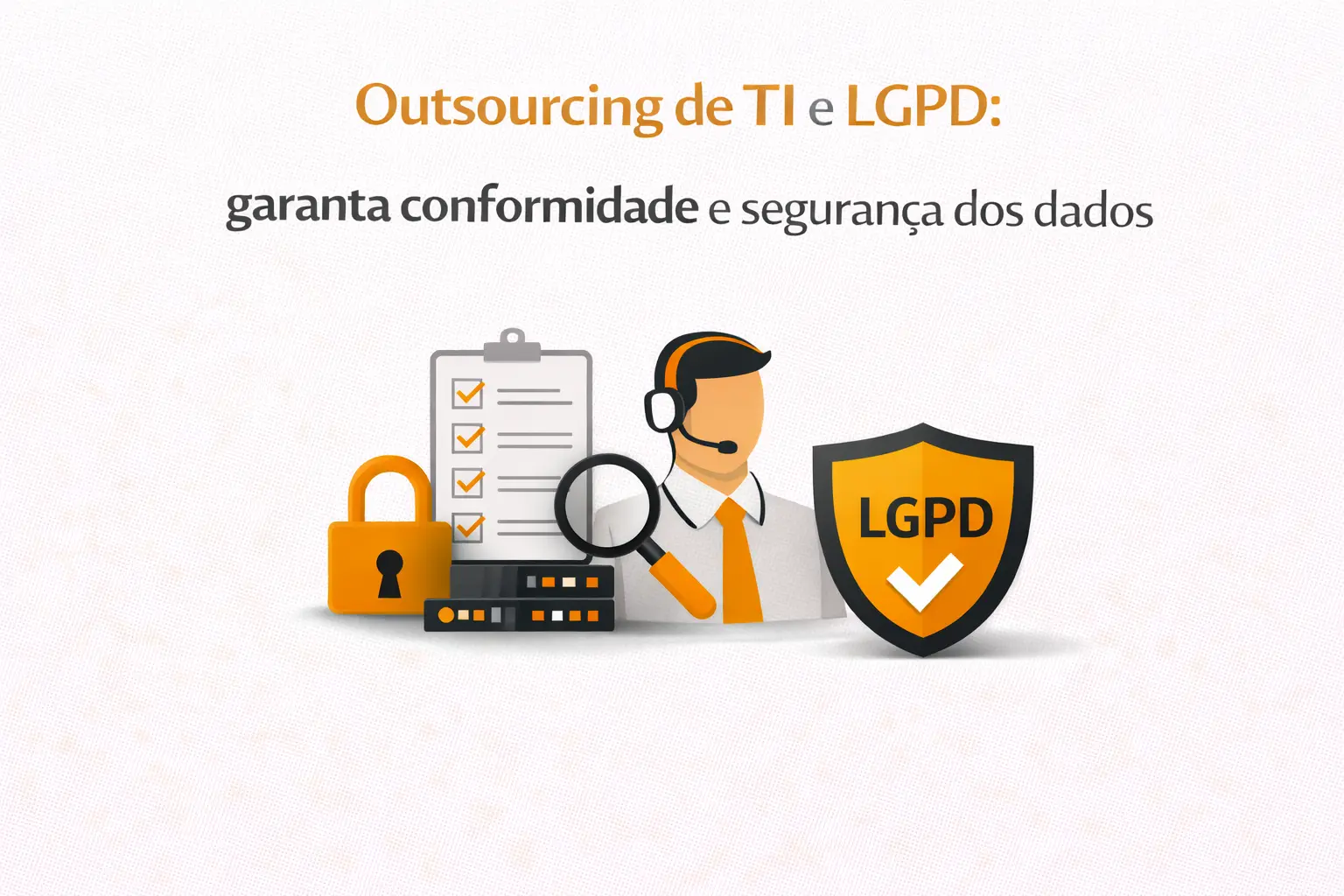 Outsourcing de TI e LGPD: garanta conformidade e segurança dos dados