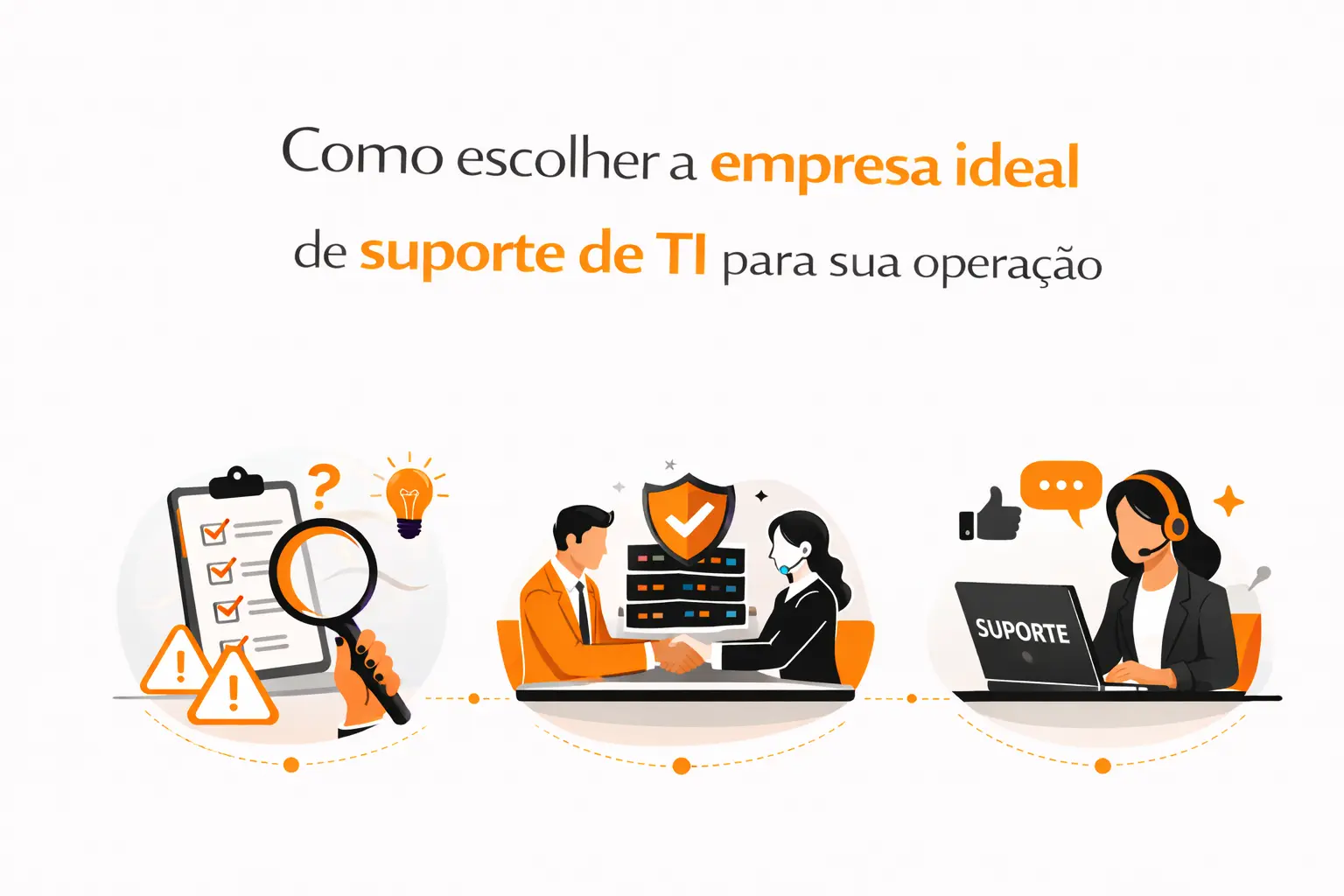 Como escolher a empresa ideal de suporte de TI para sua operação